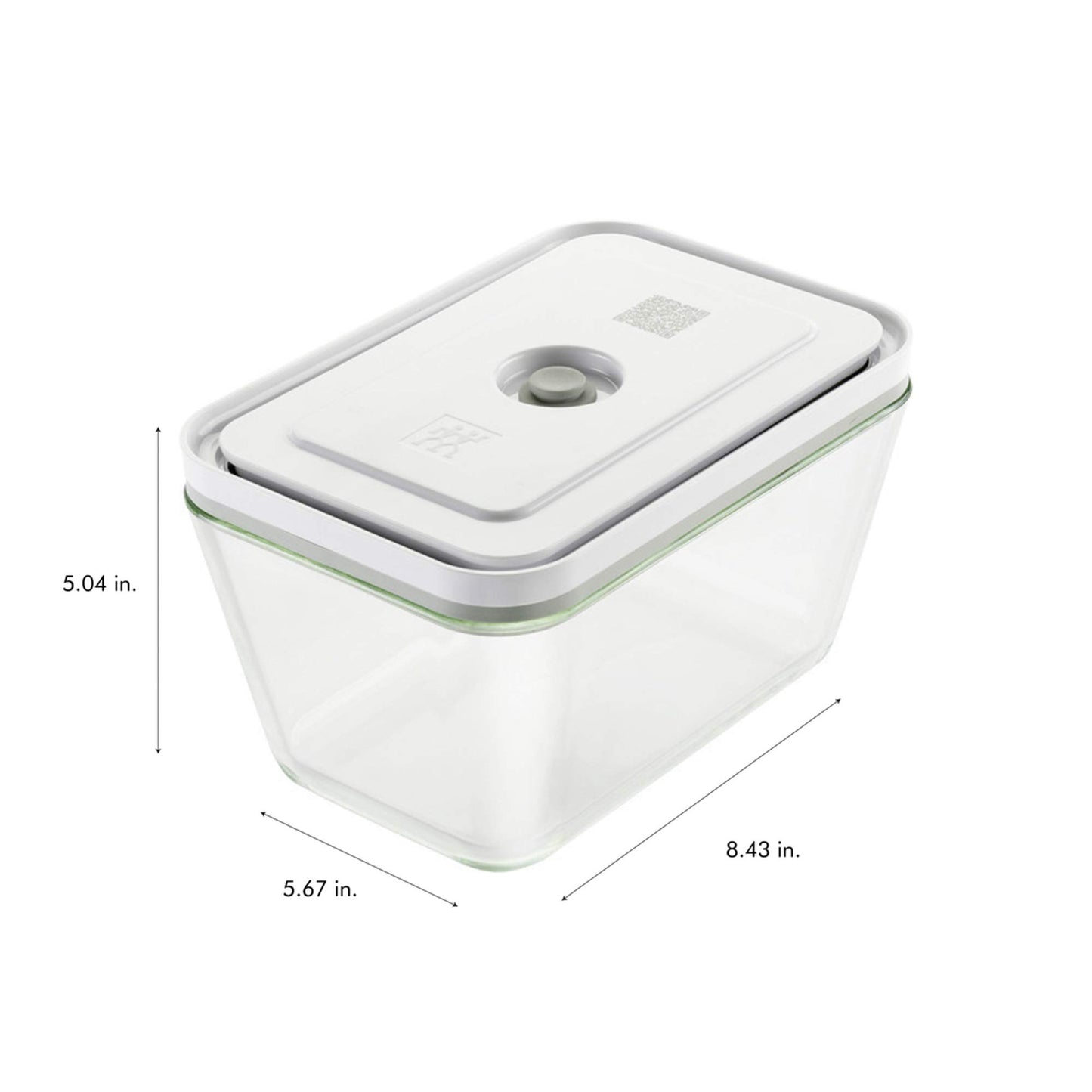 ZWILLING Fresh & Save 7-pc Vacuum Sealer Machine Starter Set, Sous Vide Bags, Meal prep, Airtight Food Storage Containers, Glass