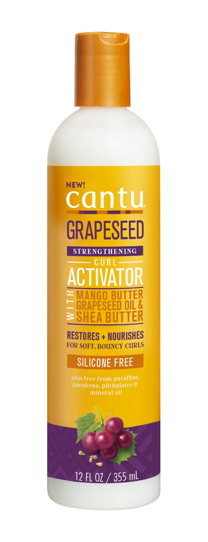 Cantu Shea Butter for Natural Hair Moisturizing Curl Activator Cream, 12 Ounce