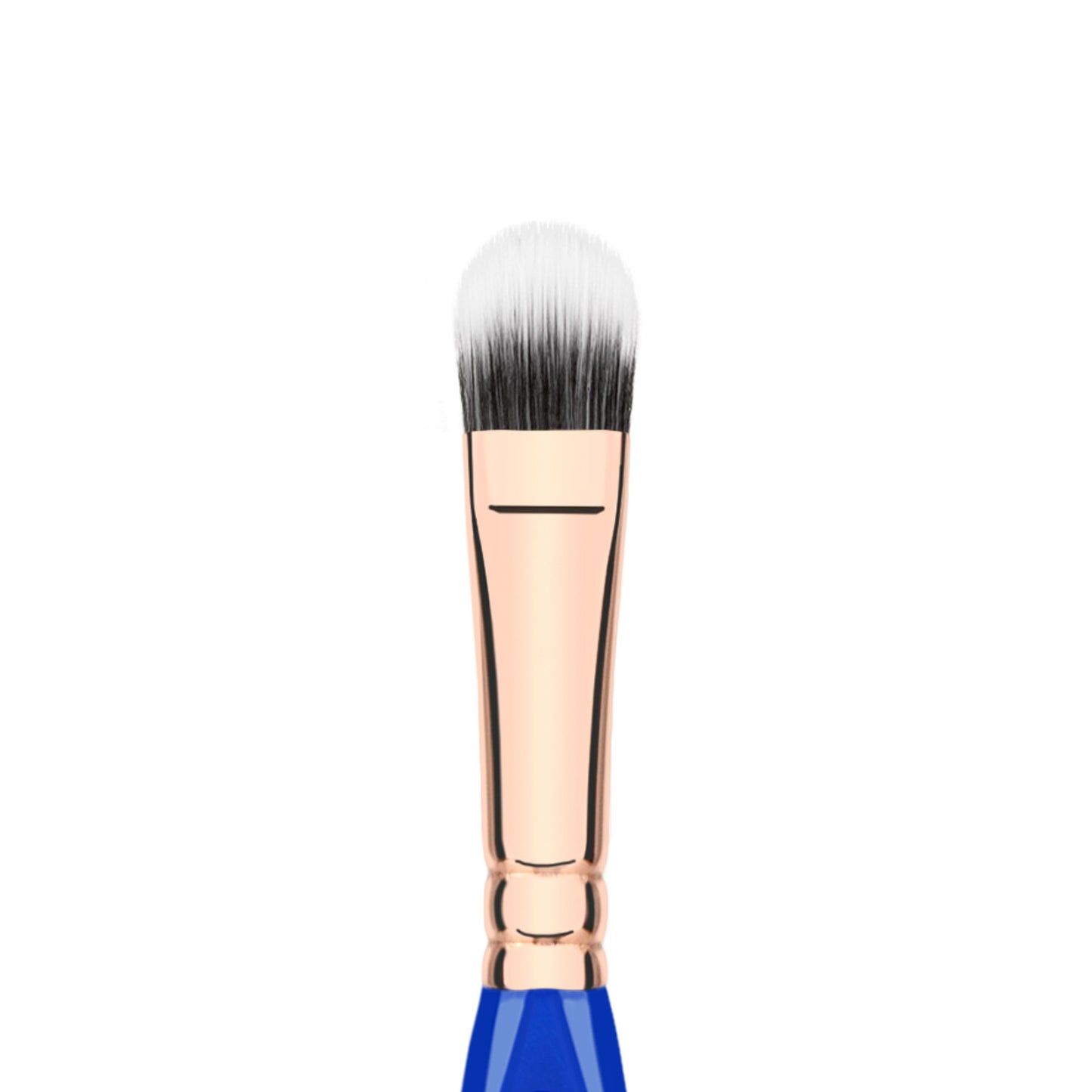Bdellium Tools Professional Makeup Brush - Golden Triangle 775 Duet Fibre Shader - With All Vegan and Soft Synthetic Fibers, For Shading Eyeshadow