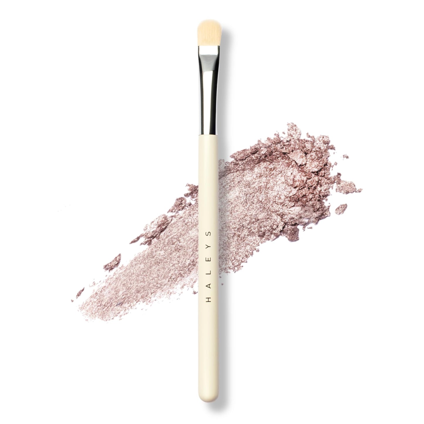 HALEYS Beauty Lid Brush, Medium, Flat & Tapered Eyeshadow Make Up Brush for Cream & Powder, Blending Tool for Eye Makeup, Makeup Brushes Essential