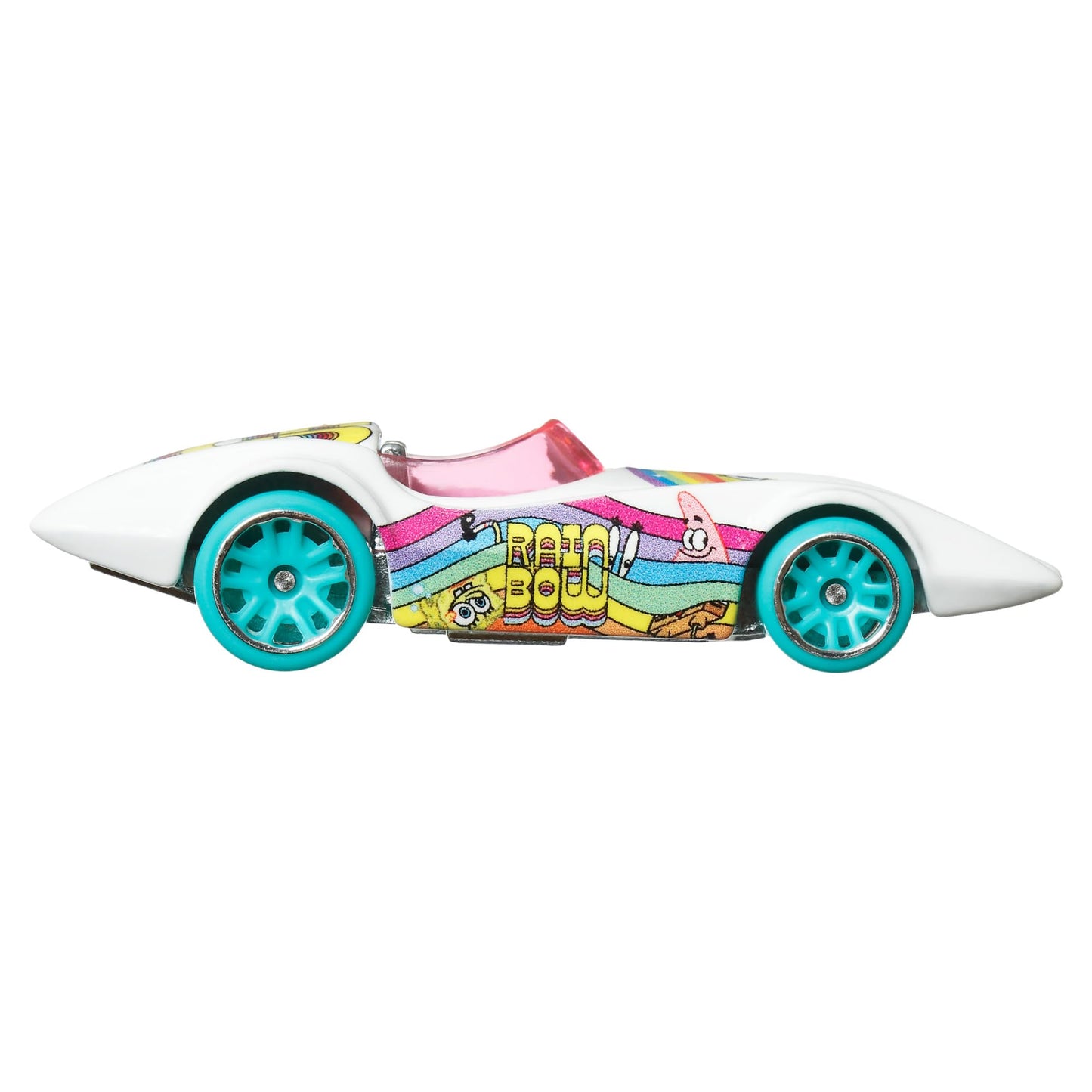 Hot Wheels SpongeBob SquarePants Car, 1:64 Scale, Yellow, Cartoon, Unisex, Kids (3+)
