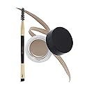 Milani Stay Put Brow Color - Natural Taupe (0.09 Ounce) Vegan, Cruelty-Free Eyebrow Color that Fills and Shapes Brows‚?