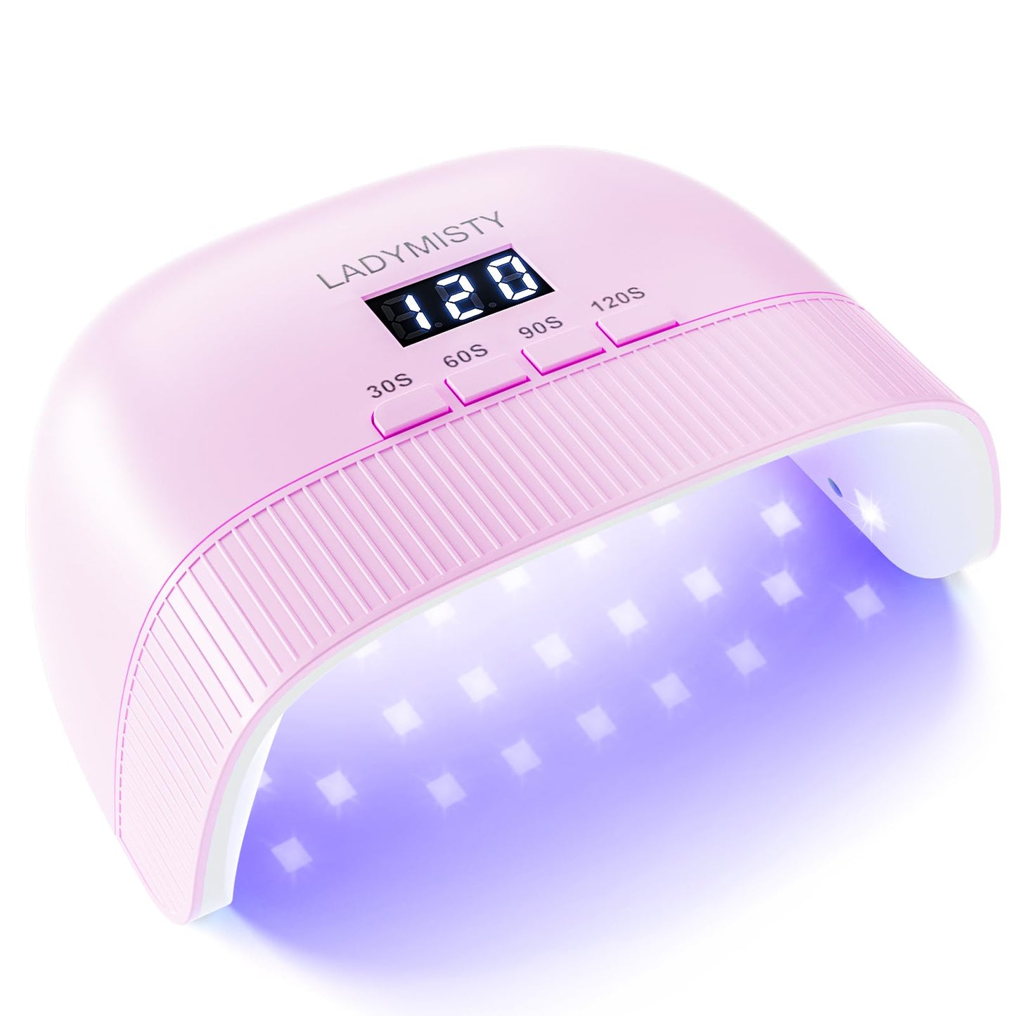 LadyMisty UV Nail Lamp - Fast Drying, UV Light for Gel Nails with 30 Dual Lamp Beads, 4 Timer, LCD Display, Energy Efficient LED Nail Light for Home Beauty and Personal Care LadyMisty Default Title