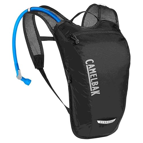 CamelBak Hydrobak Light Bike Hydration Backpack 50oz, Black/Silver