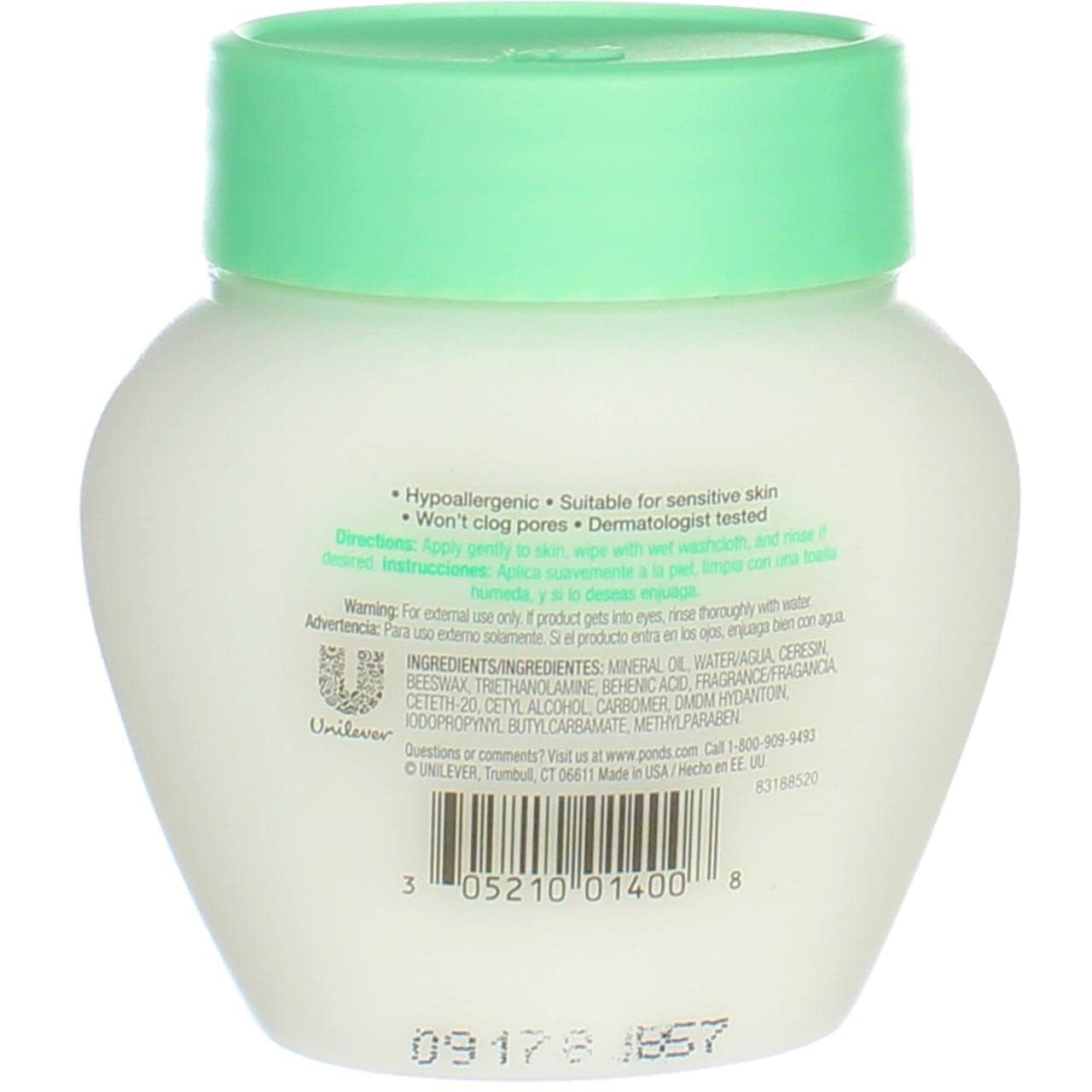 Pond's Cold Cream Cleanser 6.1 oz (Pack of 6)