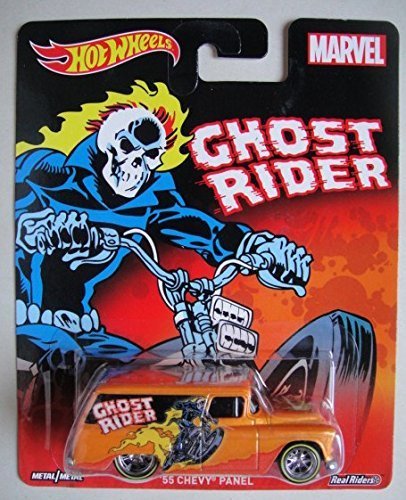 HOT WHEELS MARVEL GHOST RIDER ORANGE '55 CHEVY PANEL