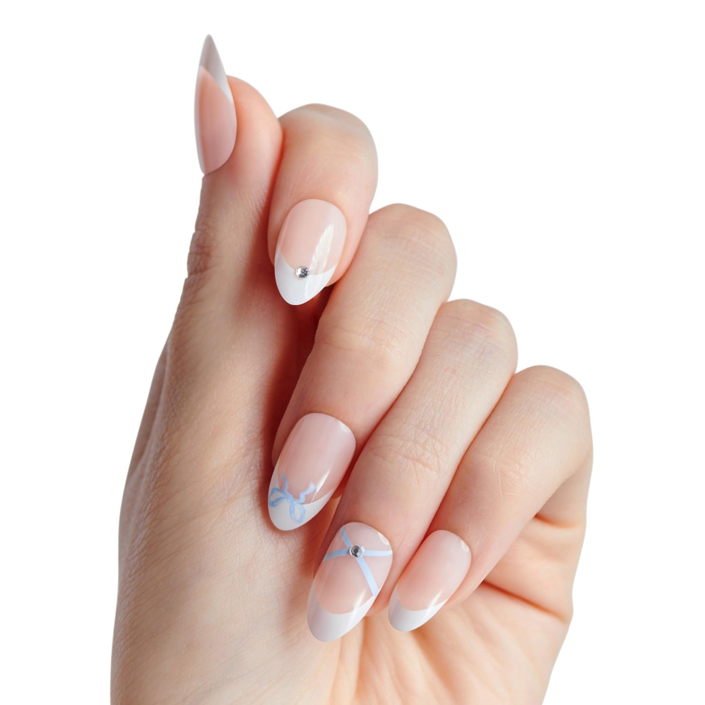 Kiss Impress Valentine’s Day Press On Nails Almond, ‘Hearty’, White, Medium Length, No Glue Needed, Up to 10-Day Superior Hold, Includes 30 Fake Beauty & Personal Care imPRESS