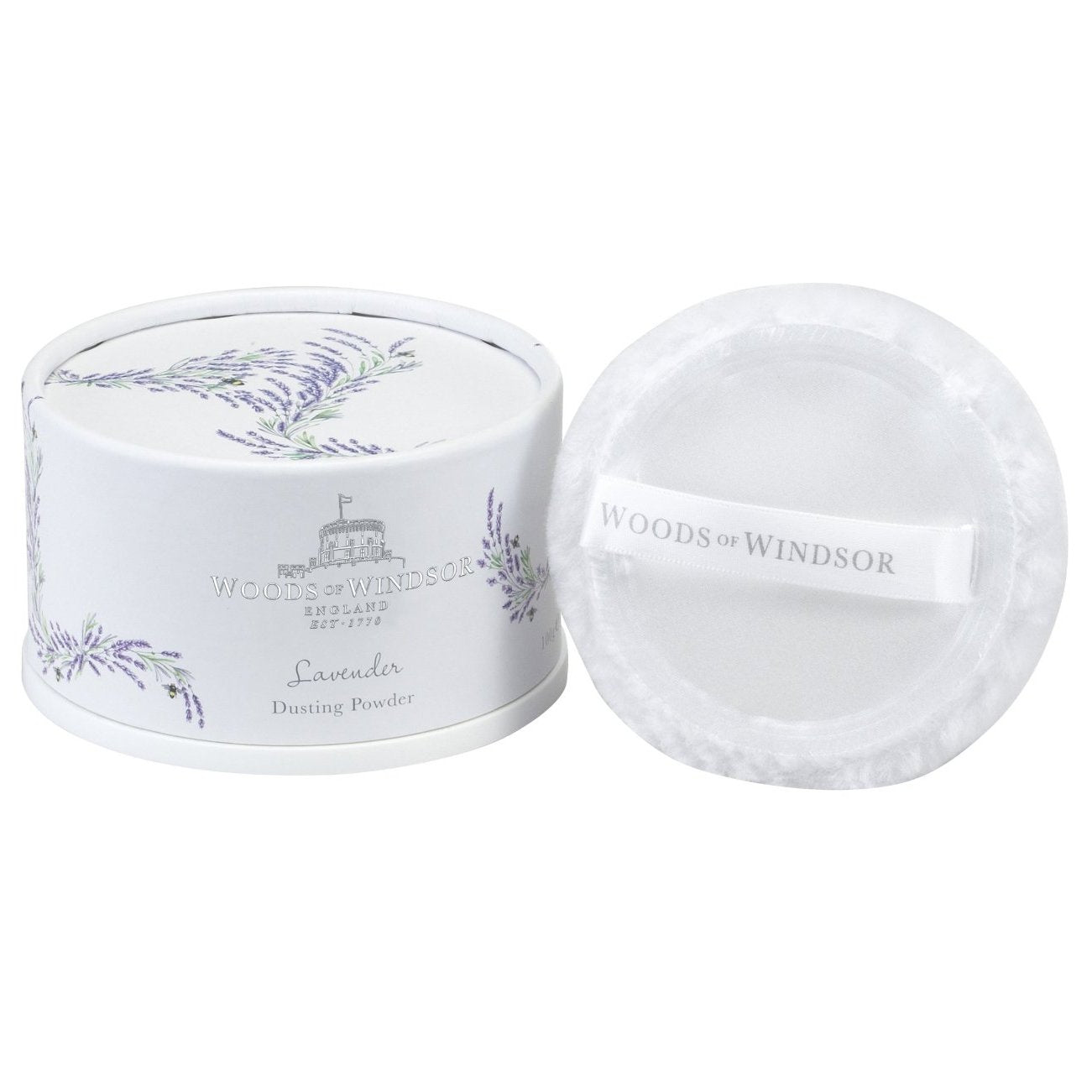 Woods Of Windsor Lavender Body Dusting Powder With Puff for Women, 3.5 Ounce