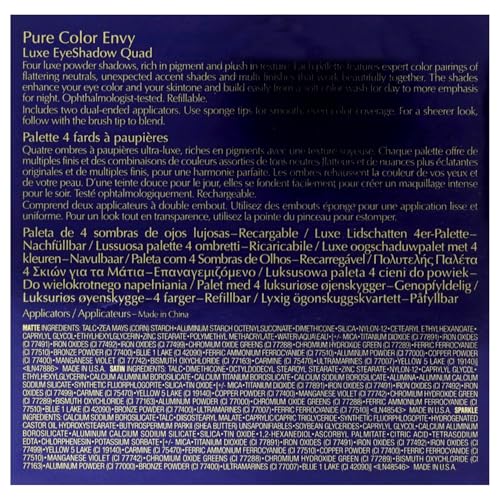 Estee Lauder Pure Color Envy Luxe Eyeshadow Quad - 07 Boho Rose Eye Shadow Women 0.21 oz