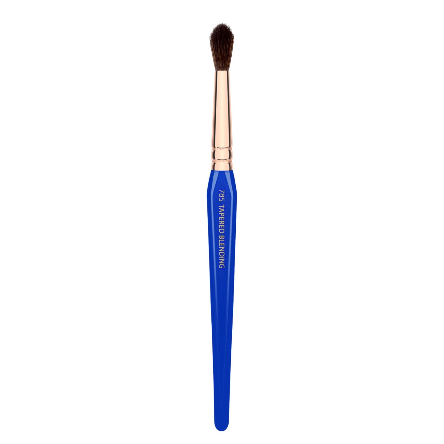Bdellium Tools Professional Makeup Brush - Golden Triangle Series 785 Tapered Blending - With All Vegan and Soft Synthetic Fibers, For Applying Shadow