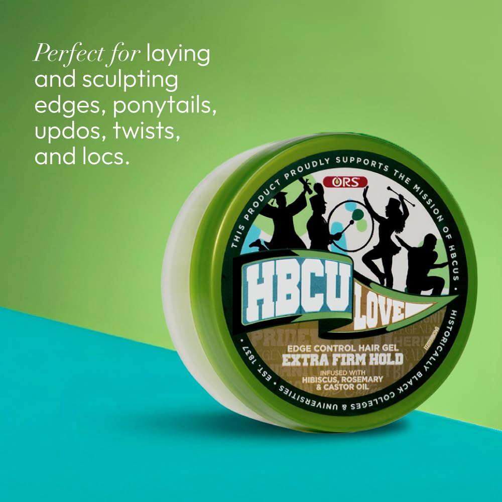 ORS Olive Oil HBCU Culture Edge Control Hair Gel Extra Firm Hold 2.25 Ounces