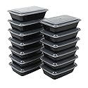 Ruthy's Outlet Meal Prep Containers W/Lids -Square Food Storage - BPA-Free| Stackable | Microwave | Freezer & Dishwasher Safe | Reusable Lunch Bento…