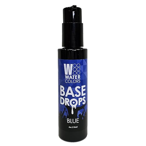 Watercolors Base Drops, Temporary Hair Dye Color Booster, Cruelty-Free, 4 oz - BLUE