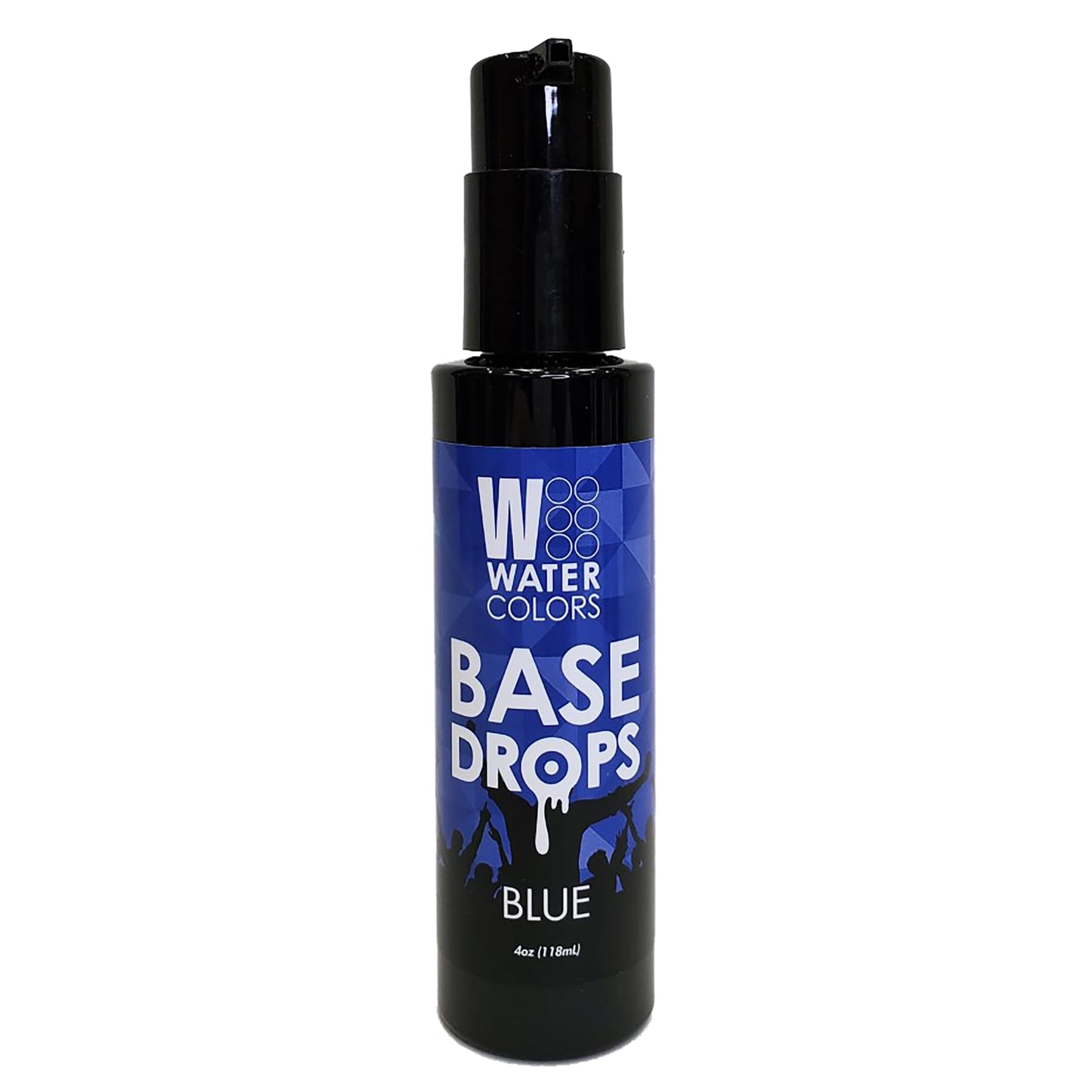 Watercolors Base Drops, Temporary Hair Dye Color Booster, Cruelty-Free, 4 oz - BLUE