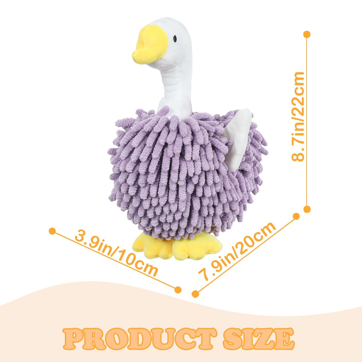 Adorable Swan-Shaped Hand Towel with Hanging Loop, Bathroom Animal-Themed Towel for Kids, Super Absorbent Microfiber Hand Towel, Perfect for Kitchen…