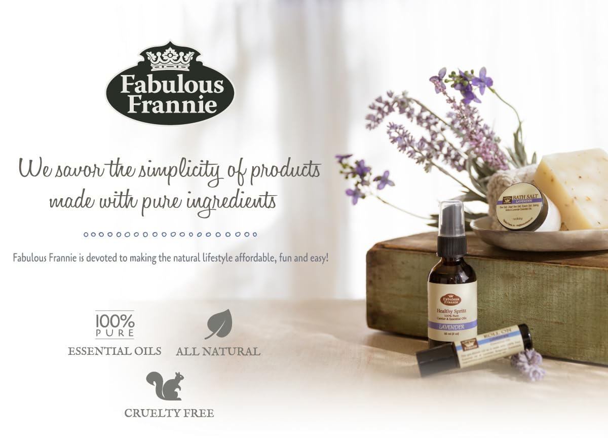 Fabulous Frannie Patchouli 100% Natural Soap made with Pure Essential Oils Gift Set 4oz (Pack of 1) Beauty & Personal Care Fabulous Frannie