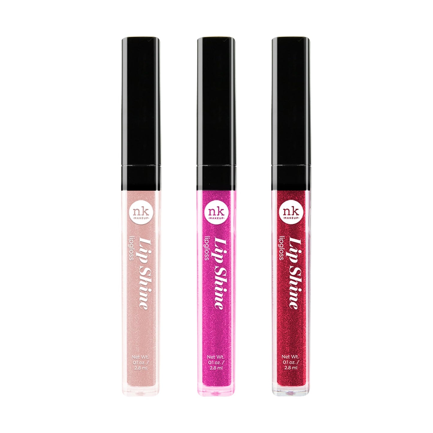 NICKA K NEW YORK Lipshine, Cosmetics, vibrant colors, bright colors, shining lips, lip shine, long lasting (AMZ282)