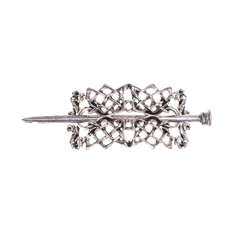 Viking Knot Hair Clips Alloy Retro Hair Slide Barrettes Hair for Long Hair