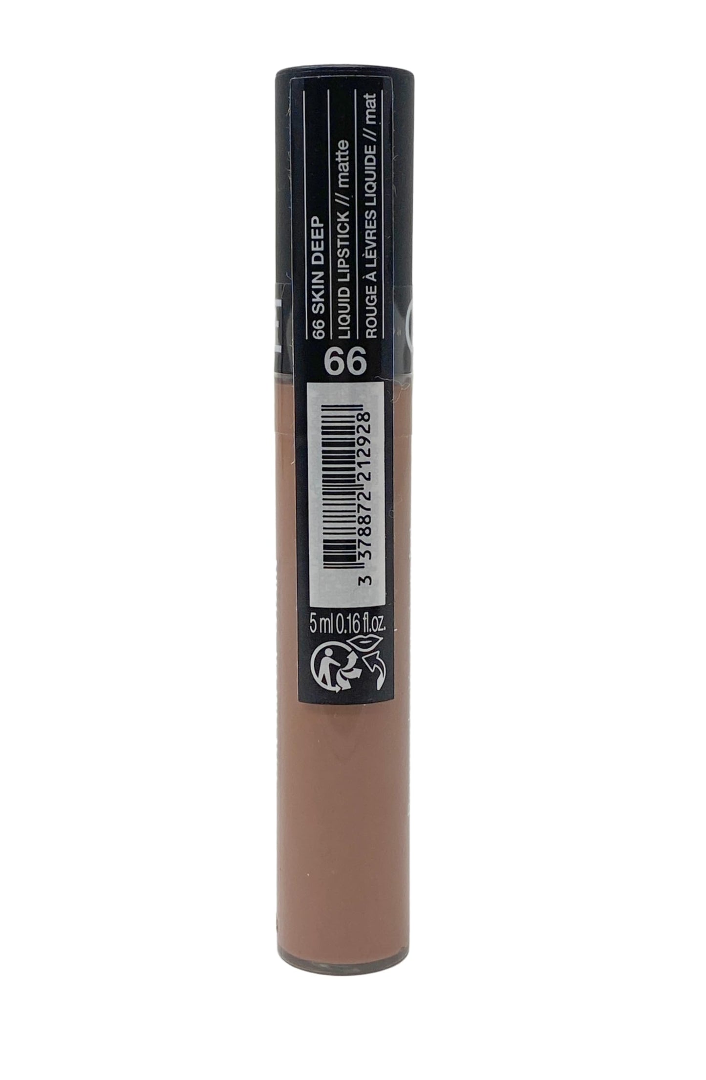SEPHORA COLLECTION Cream Lip Stain 10HR Liquid Lipstick - 66 Skin Deep (.16 Fl Oz)