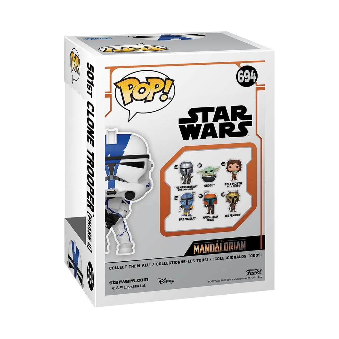 Funko Star Wars Pop Star Wars Mandalorian Pop 3 POP!