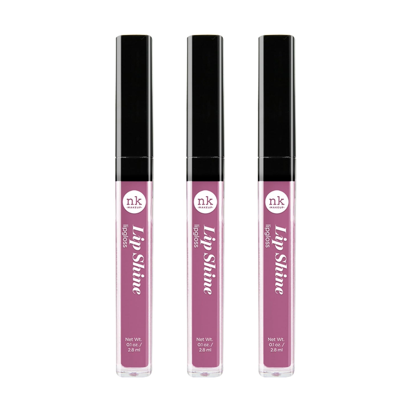 NICKA K NEW YORK Lipshine, Cosmetics, vibrant colors, bright colors, shining lips, lip shine, long lasting (AMZ266)