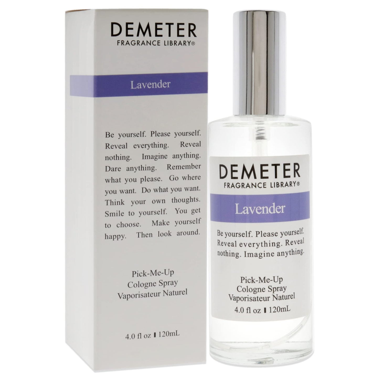 Demeter Unisex Cologne Spray, Lavender, 4 Ounce