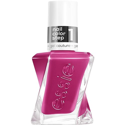 essie gel couture, Long-Lasting Nail Polish, 8-free Vegan, Fashion Freedom, Pink, Wilder Than I Seam, 0.46 fl oz Beauty & Personal Care essie