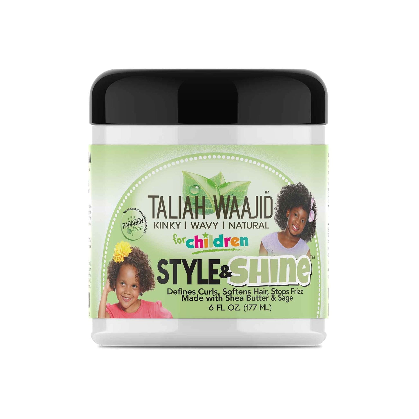 Taliah Waajid Herbal Style & Shine For Natural Hair, 6 oz (Pack of 2)