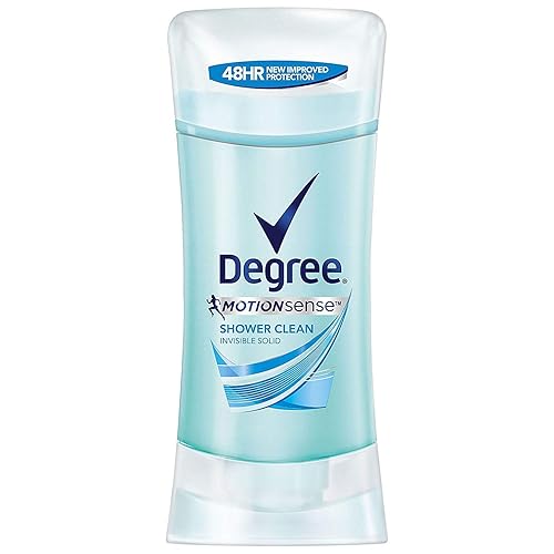 Degree Deodorant 2.6 Ounce Womens Motion Sense Shower Clean (76ml),2.6 Ounce (Pack of 6)