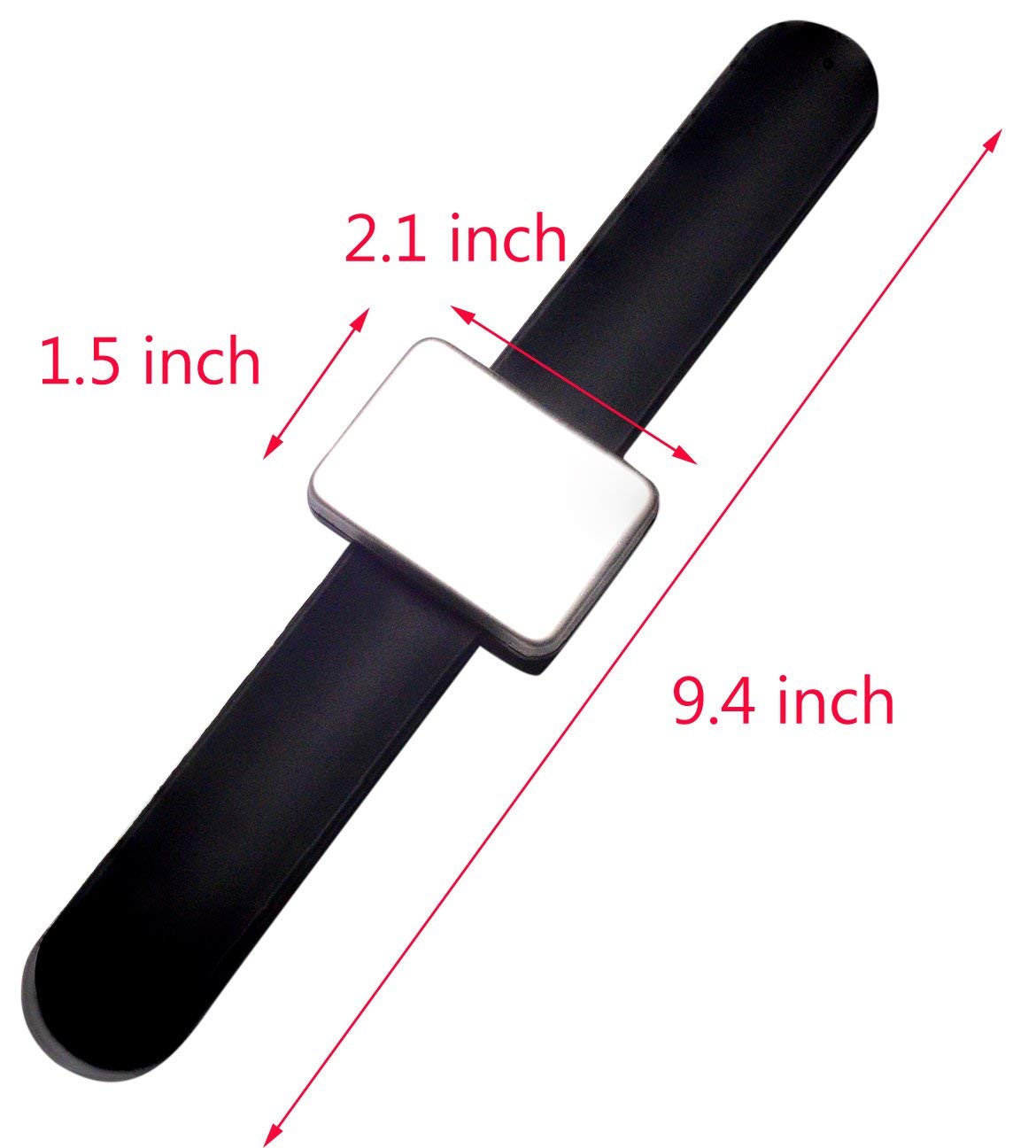 Magnetic Bobbie Pin Hair Clips Bracelet, Bobby Pins Wristband Holder, Elastic Rubber Bands Holder