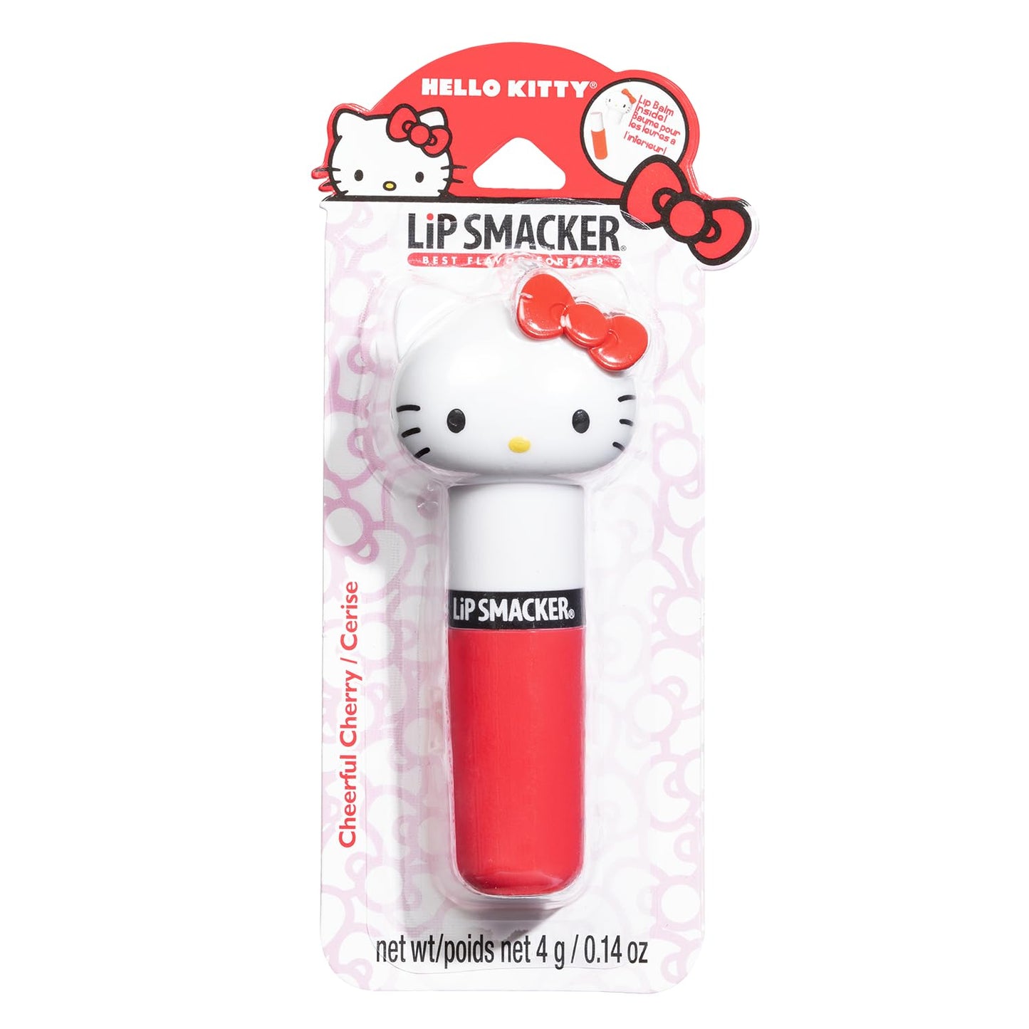 Lip Smacker Lippy Pals Sanrio Hello Kitty, Flavored Moisturizing & Smoothing Soft Shine Lip Balm, Hydrating & Protecting Fun Tasty Flavors