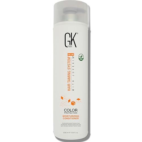 GK HAIR Moisturizing Conditioner Colored Hair Treated for Dry Damaged Repair Curls Intense Hydration Strengthening Frizz Control Keratin Treatment