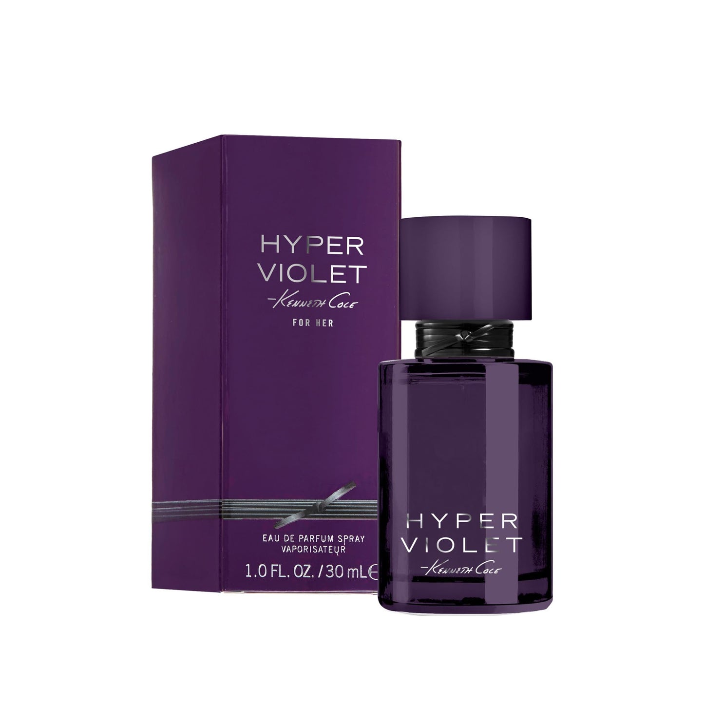 Kenneth Cole Hyper Violet Eau de Parfum Perfume for Women, Notes of Red Apple, Jasmine Absolute Sambac, and Vanilla Bean, Floral, Feminine and Sweet Fragrance, 1.0 Fl Oz