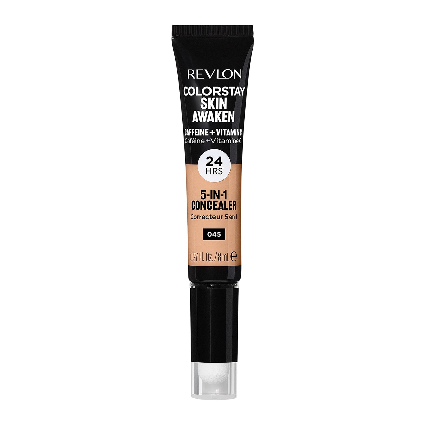 Revlon ColorStay Skin Awaken 5-in-1 Concealer, Lightweight, Creamy Longlasting Face Makeup with Caffeine & Vitamin C, For Imperfections, Dark Circles