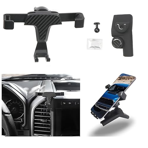 ITrims Car Phone Holder for Ford F-150 F150 2015-2020, Car Air Vent Cell Phone Holder Cradles Mount Compatible for iPhone 11 pro/XS/XR/X/8/7, Galaxy…
