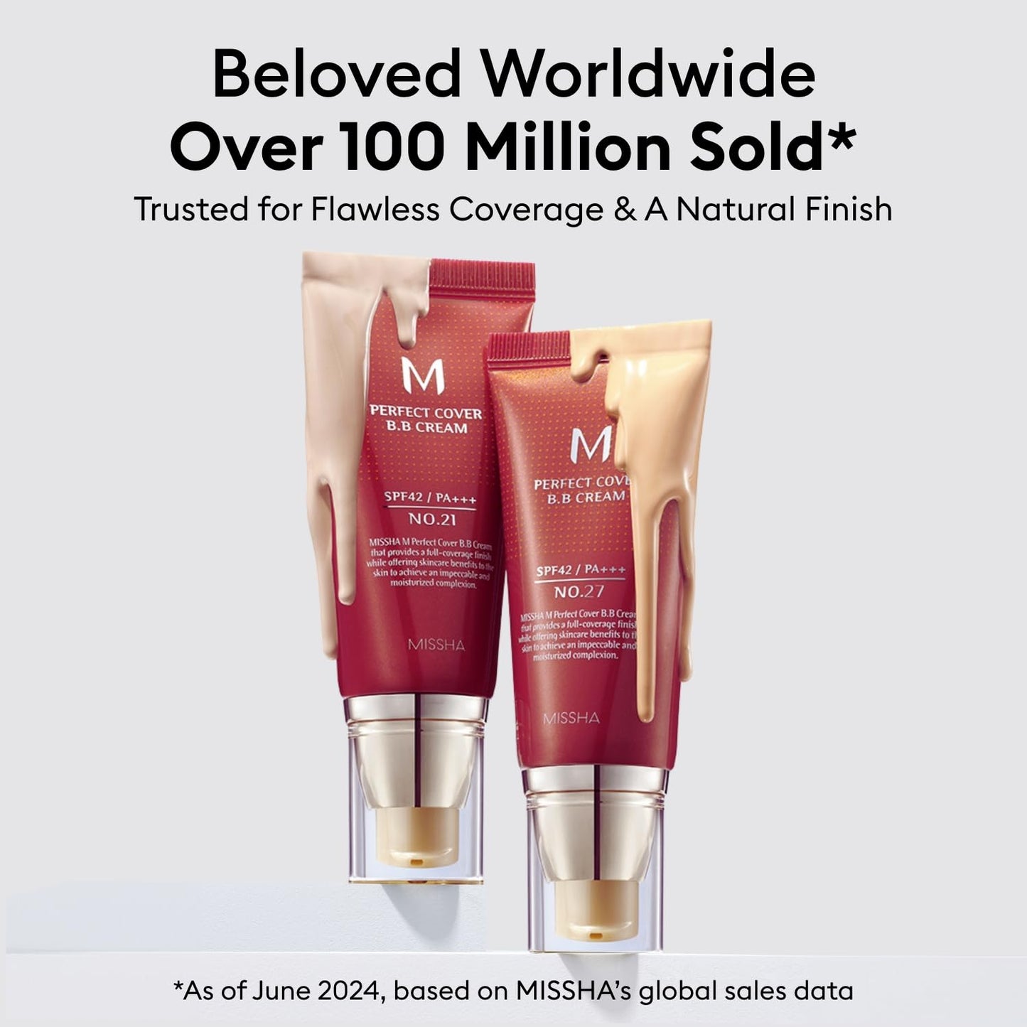 MISSHA M Perfect Cover BB Cream No.23 Natural Beige -Light/Medium with Cool/Neutral Undertone SPF 42 PA +++ 1.69 Fl Oz - Tinted Moisturizer for face Beauty and Personal Care MISSHA