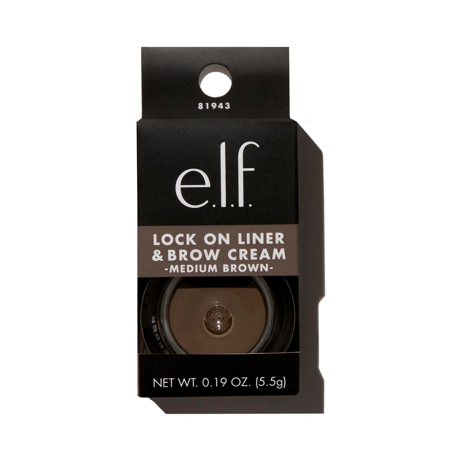e.l.f. Lock On Liner and Brow Cream 81943 Medium Brown