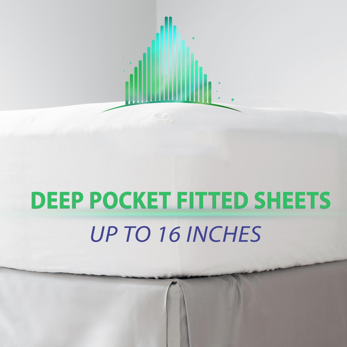 Aurora Bedding # 1 1800 Series 6 Piece Bed Sheet Set with Deep Pocket-Luxury, Soft, Comfort, Hypoallergenic-Same Price with 2 Extra Pillowcases-Full,