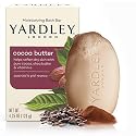 Yardley London Moisturizing Bath Bar, Cocoa Butter 4.0 Ounce (Pack Of 12), Cocoa Butter, 12 count