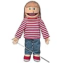 25" Emily, Peach Girl, Full Body, Ventriloquist Style Puppet