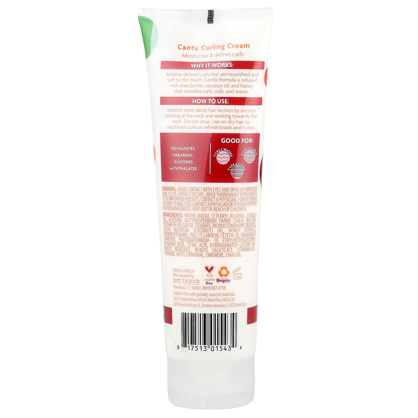 Cantu Care For Kids Curling Cream 8 Ounce (235ml) (6 Pack)