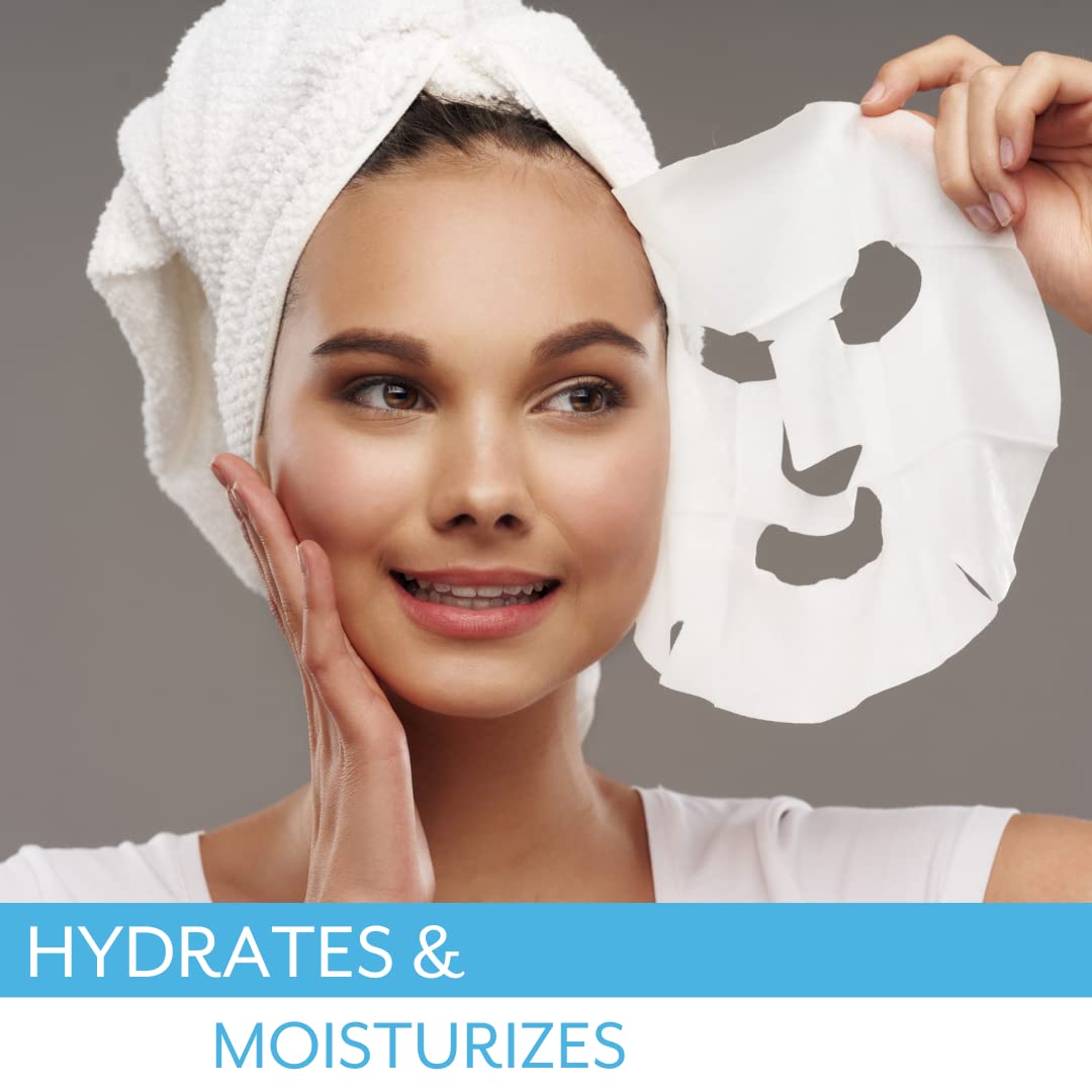 Patchology Moodmask Get Dewy With It Facial Sheet Mask - Men and Women Face Masks Skincare Sheet for Moisturizing, Hydrating, and Dewy Skin - Best