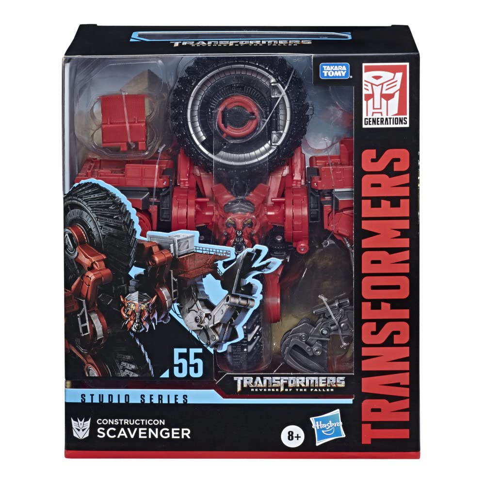 Transformers Toys Studio Series 55 Leader Class Revenge of The Fallen Constructicon Scavenger Action Figure - Kids Ages 8 & Up, 8.5"