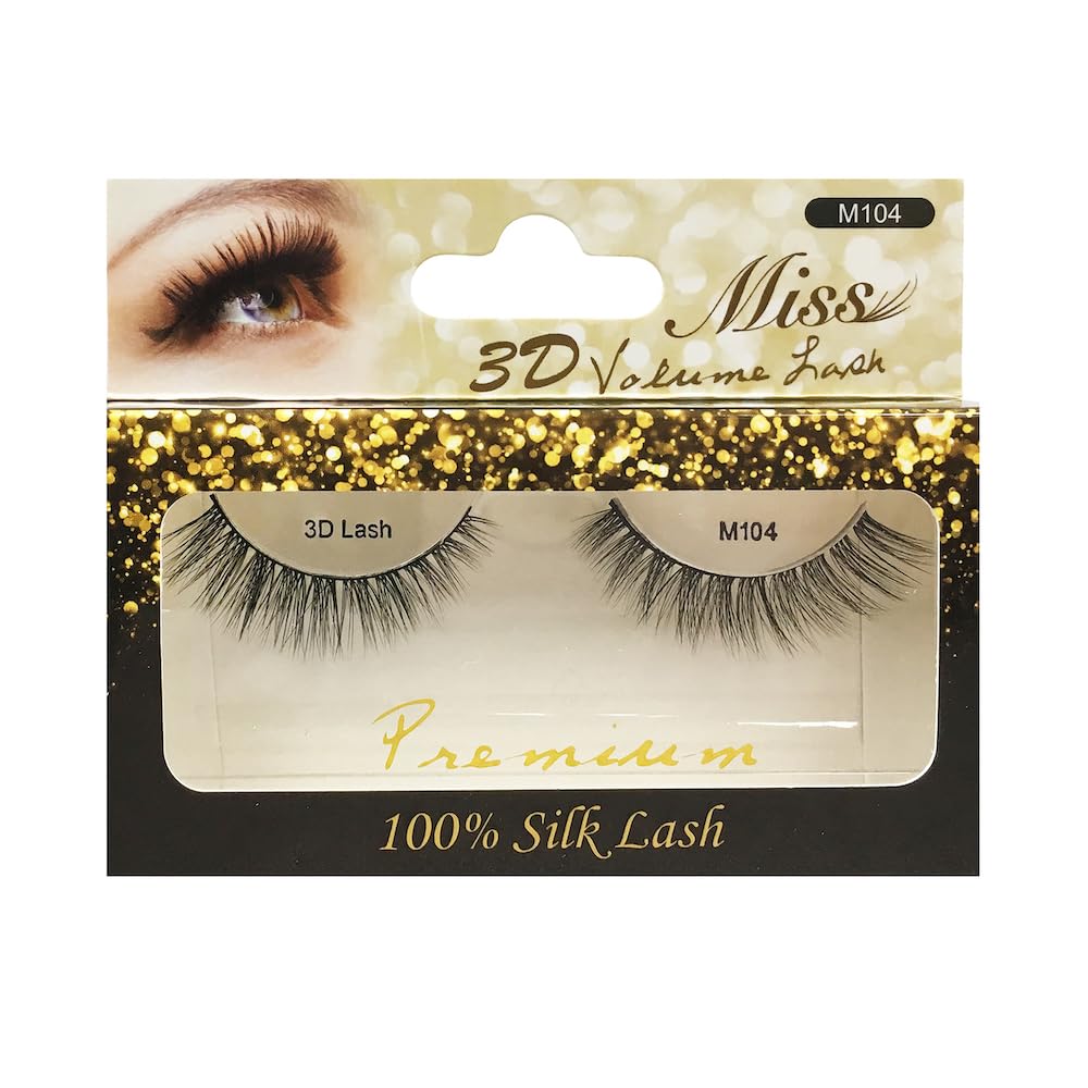 "4 Pairs" Miss Lashes 3D Volume lash M104