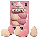 AOA Studio Collection Makeup Mochi Sponge Set Makeup Blender Latex Free and High-definition Set of 6 Makeup Blender For Powder Cream and Liquid Wonder