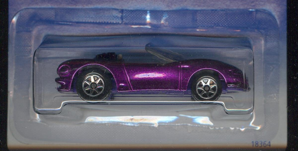 Hot Wheels 1995-595 PURPLE Corvette Sting Ray III 1:64 Scale