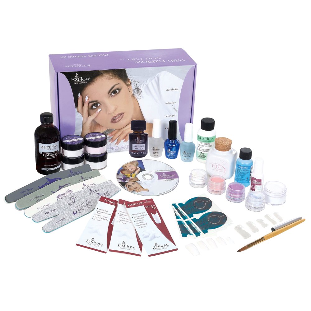 EZ Flow Deluxe Proline Acrlyic Kit with DVD Beauty & Personal Care EzFlow