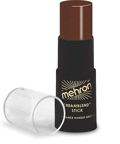 Mehron Makeup CreamBlend Stick | Face Paint, Body Paint, & Foundation Cream Makeup | Perfect for Halloween .75 oz (21 g) (Contour 2)