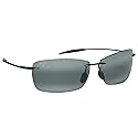 Maui Jim Sunglasses - Lighthouse / Frame: Gloss Black Lens: Polarized Neutral Gray, Gloss Black/Neutral Grey, 65