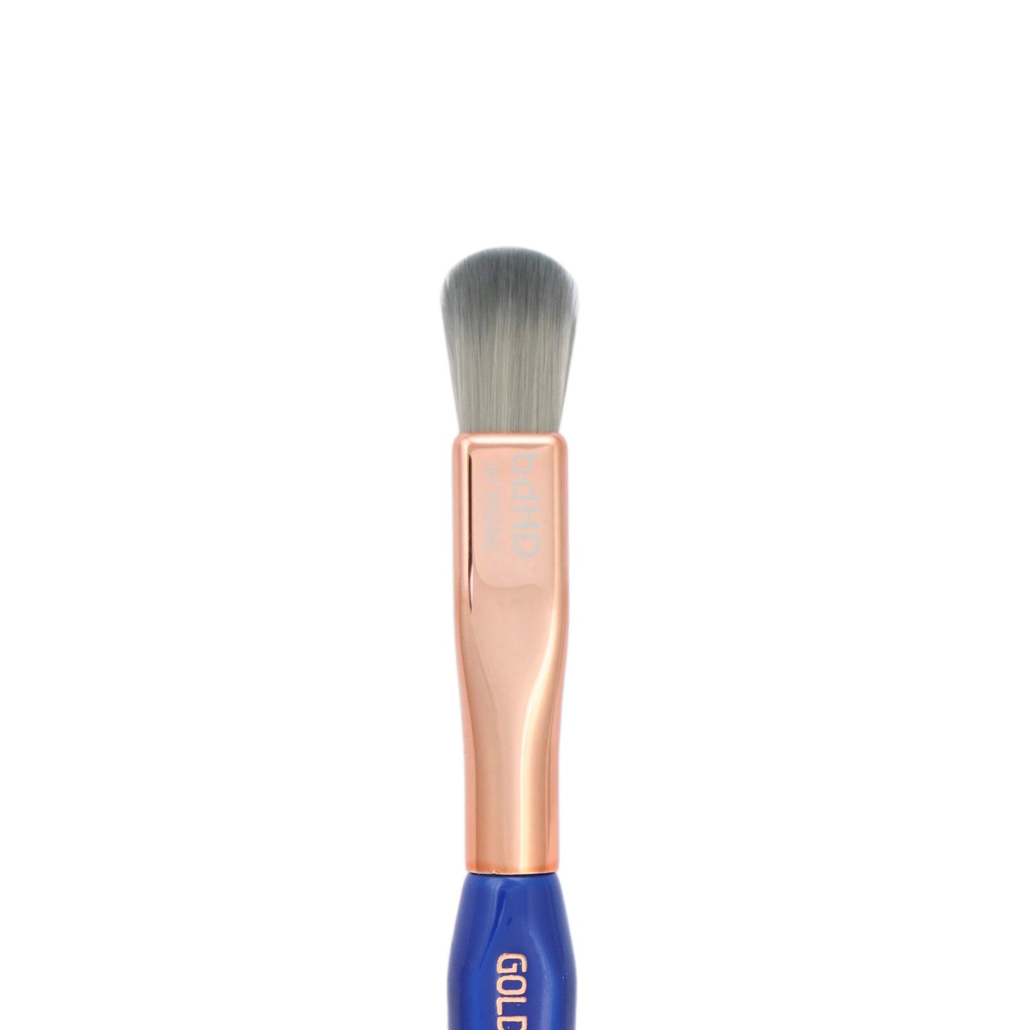 Bdellium Tools Professional Makeup Brush - Golden Triangle 792 Eye Double Dome Blender - With All Vegan and Soft Synthetic Fibers, For Effortless